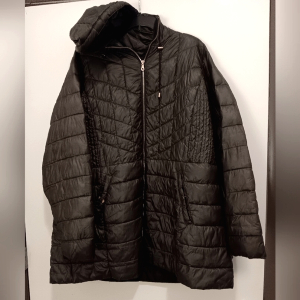 Lane Bryant 22/24 Packable Puffer Midi Jacket New